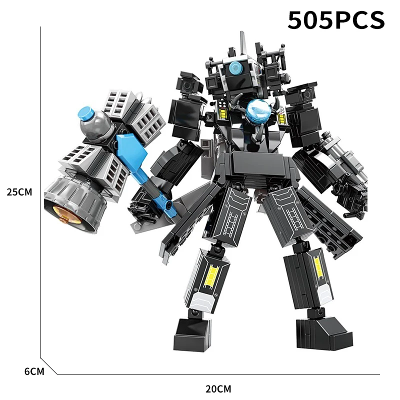 Toilet Man vs. Monitor Man Titan Warhammer Man Puzzle Assembly Building Blocks Boy Puzzle Toy Christmas Birthday Gift
Toilet Man vs. Monitor Man Titan Warhammer Man Puzzle Assembly Building Blocks Boy Puzzle Toy Christmas Birthday Gift
