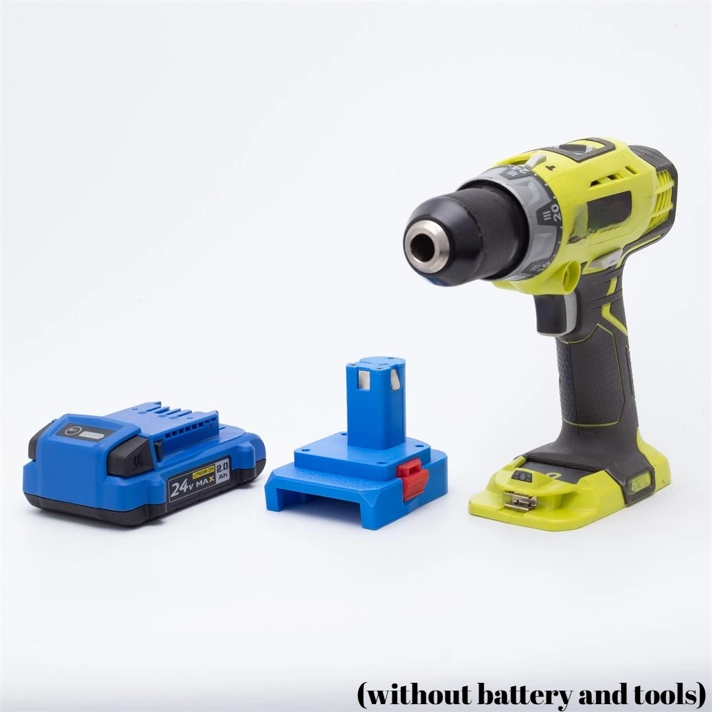 Batteries Converter Adapter For Kobalt 24v Convert To Ryobi 18V Cordless Tool (Adaptor Only)
Batteries Converter Adapter For Kobalt 24v Convert To Ryobi 18V Cordless Tool (Adaptor Only)