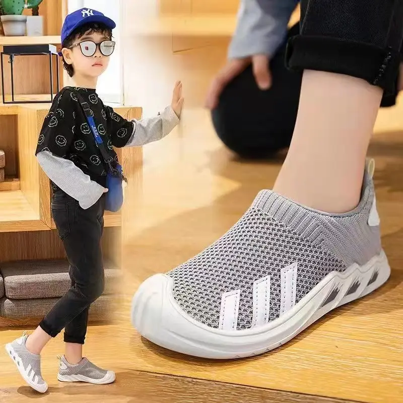 Vent Mesh Breath Summer Casual Sneakers Kids Durable Wearproof Rubber Outsole Anti Slip Daily Walking Footwear
Vent Mesh Breath Summer Casual Sneakers Kids Durable Wearproof Rubber Outsole Anti Slip Daily Walking Footwear
