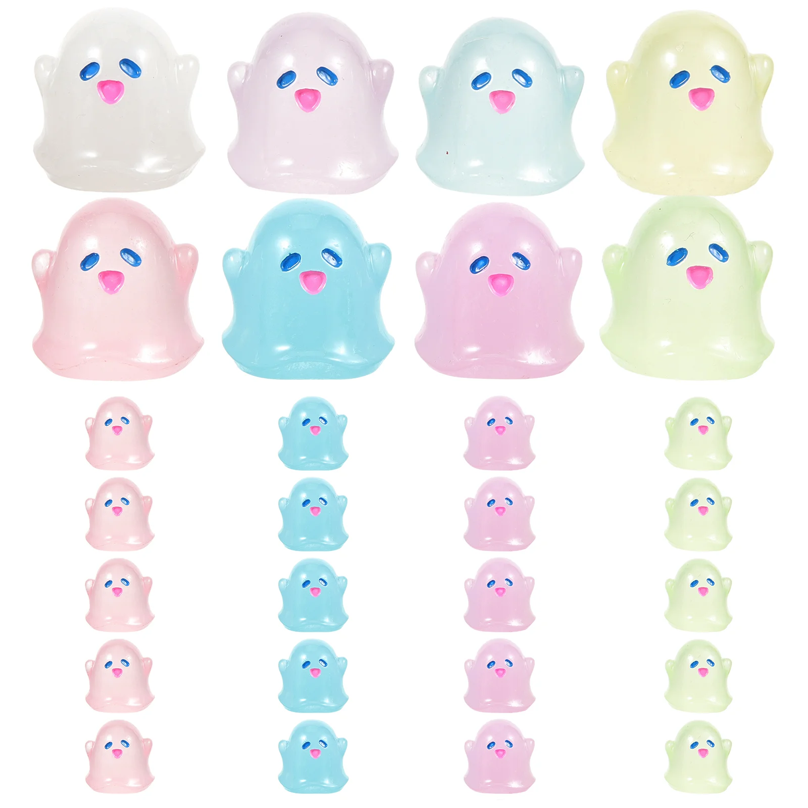 20 Pcs Mini Toys Ghosts Figurine Phone Case Charm Accessories Small Crafts Plastic Luminous Charms for Jewelry Making
20 Pcs Mini Toys Ghosts Figurine Phone Case Charm Accessories Small Crafts Plastic Luminous Charms for Jewelry Making