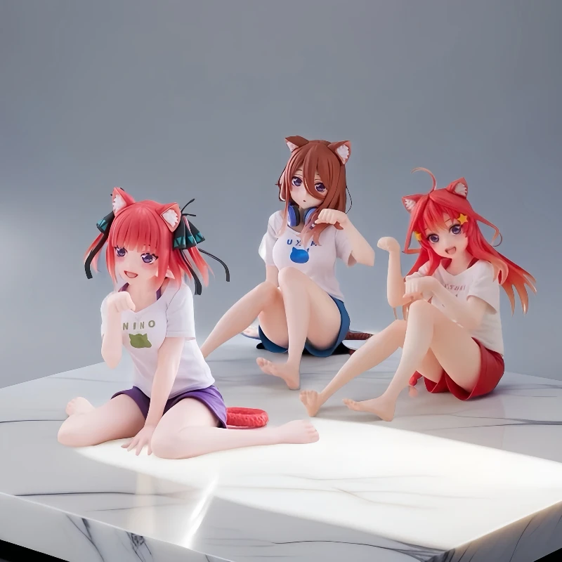 10cm Anime Nakano Nino Figurine The Quintessential Quintuplets Doll Cat Nakano Miku Figure Model PVC Desktop Collection Doll Toy
10cm Anime Nakano Nino Figurine The Quintessential Quintuplets Doll Cat Nakano Miku Figure Model PVC Desktop Collection Doll Toy