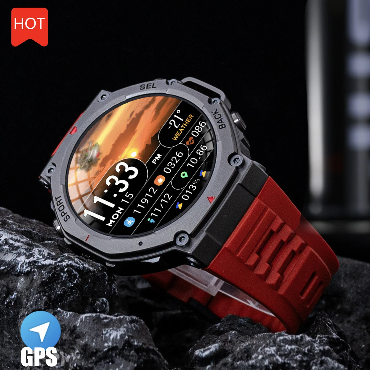2025 New GPS Outdoor Professional Sports Smart Watch Men Women Heart Rate BT Call 5ATM Waterproof Swimming Fitness Smartwatches
2025 New GPS Outdoor Professional Sports Smart Watch Men Women Heart Rate BT Call 5ATM Waterproof Swimming Fitness Smartwatches