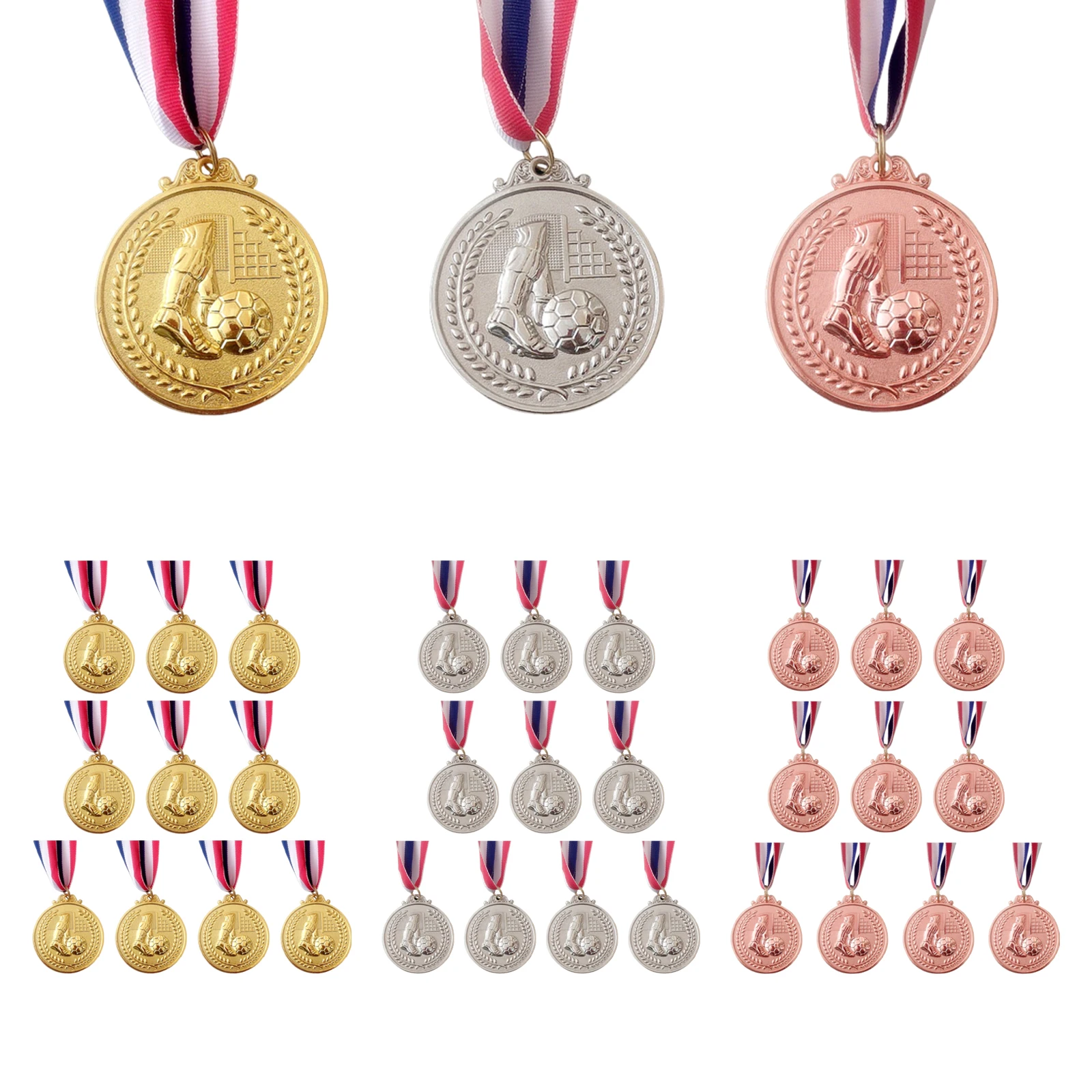 6.5cm Competition Award Medal with Neck Ribbon Sports Meet Awards Double Side Winner Prize Present for Competitions Party
6.5cm Competition Award Medal with Neck Ribbon Sports Meet Awards Double Side Winner Prize Present for Competitions Party