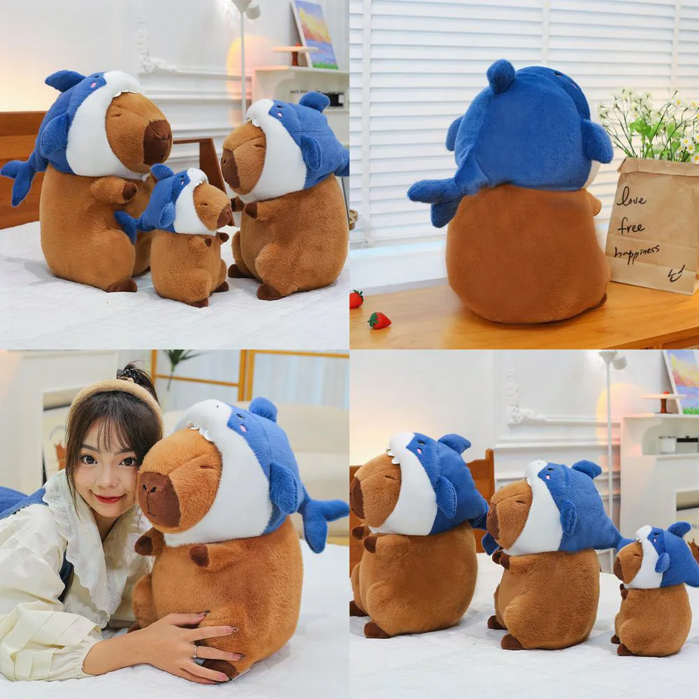 Кавайная капибара, плюшевая игрушка, капибара, акула, мягкая кукла, милые мягкие животные, детский подарок на день рождения для девочек, оптовая продажа, приятные детские игрушки
Кавайная капибара, плюшевая игрушка, капибара, акула, мягкая кукла, милые мягкие животные, детский подарок на день рождения для девочек, оптовая продажа, приятные детские игрушки