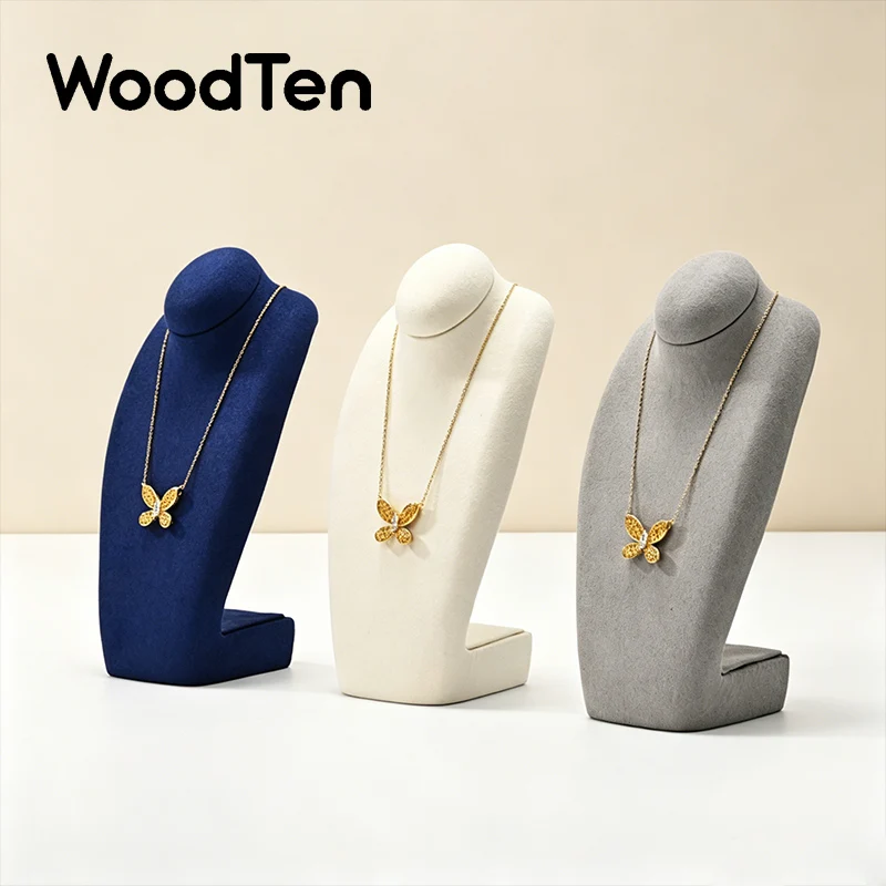 WoodTen Necklace Mannequin Neck Stand Microfiber Necklace Display Stand Neck Mold Live Streaming Counter Display Prop Window
WoodTen Necklace Mannequin Neck Stand Microfiber Necklace Display Stand Neck Mold Live Streaming Counter Display Prop Window