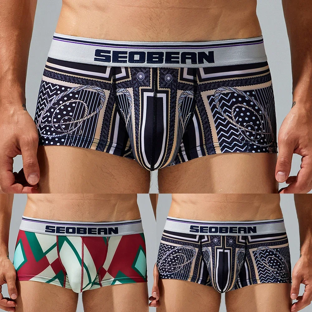 Men Printed Sexy Briefs Soft Gay Panties Sexy Brazilian Sissy Soft Underwear Low Waist Men's Panties Breathable Lingerie Shorts
Men Printed Sexy Briefs Soft Gay Panties Sexy Brazilian Sissy Soft Underwear Low Waist Men's Panties Breathable Lingerie Shorts