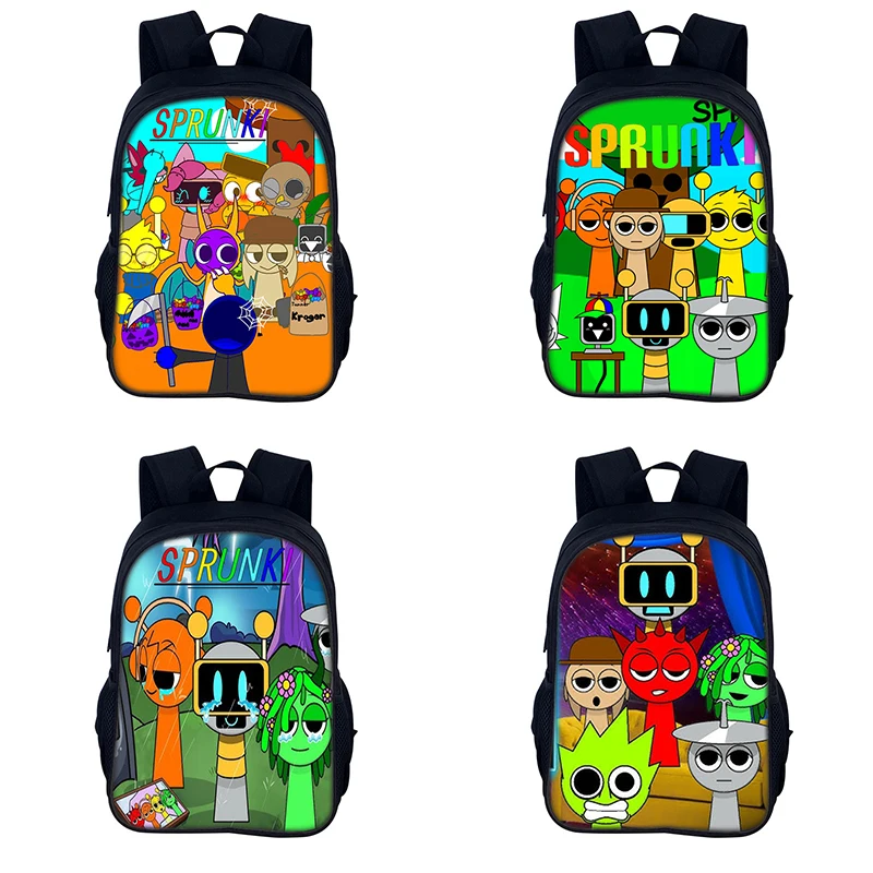 Kawaii Sprunki Cartoon Schoolbag for Student Waterproof Nylon Girls Bagpack Cute Laptop Backpack Travel Bag Bookbag Unisex
Kawaii Sprunki Cartoon Schoolbag for Student Waterproof Nylon Girls Bagpack Cute Laptop Backpack Travel Bag Bookbag Unisex
