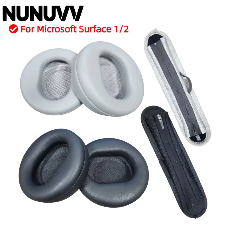 NUNUVV Replacement Ear Pads Cushions For Microsoft Surface 1/2 Headphone Soft Memory Foam Pads/Earpads 
NUNUVV Replacement Ear Pads Cushions For Microsoft Surface 1/2 Headphone Soft Memory Foam Pads/Earpads