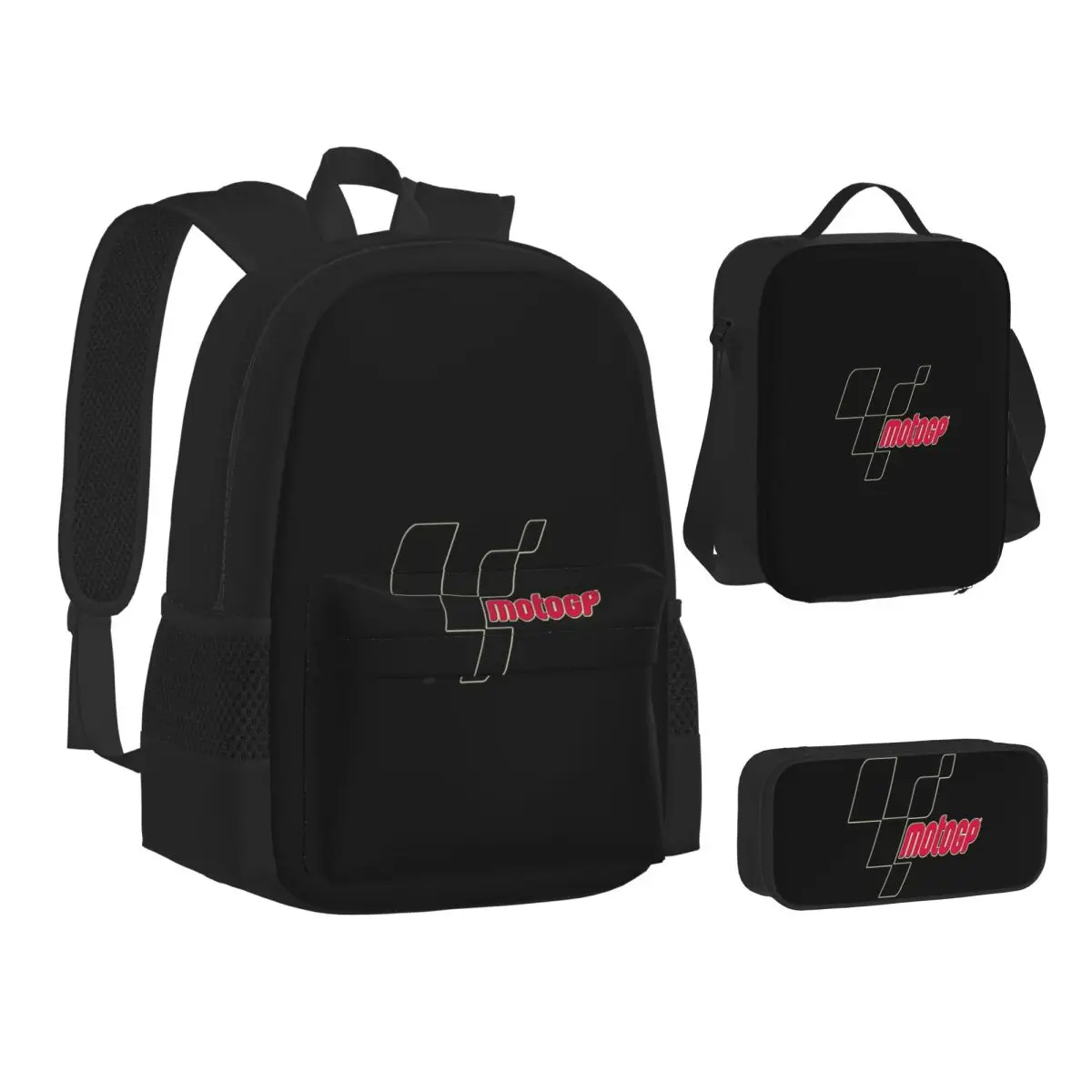 Moto GP Backpacks Boys Girls Bookbag Students School Bags Kids Rucksack Lunch Bag Pen Bag Three-Piece Set
Moto GP Backpacks Boys Girls Bookbag Students School Bags Kids Rucksack Lunch Bag Pen Bag Three-Piece Set