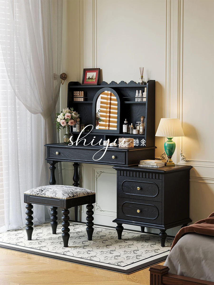 Dressing Cabinet Retro American All Solid Wood Dressing Table Medium Antique Size Apartment French Dressing Table
Dressing Cabinet Retro American All Solid Wood Dressing Table Medium Antique Size Apartment French Dressing Table