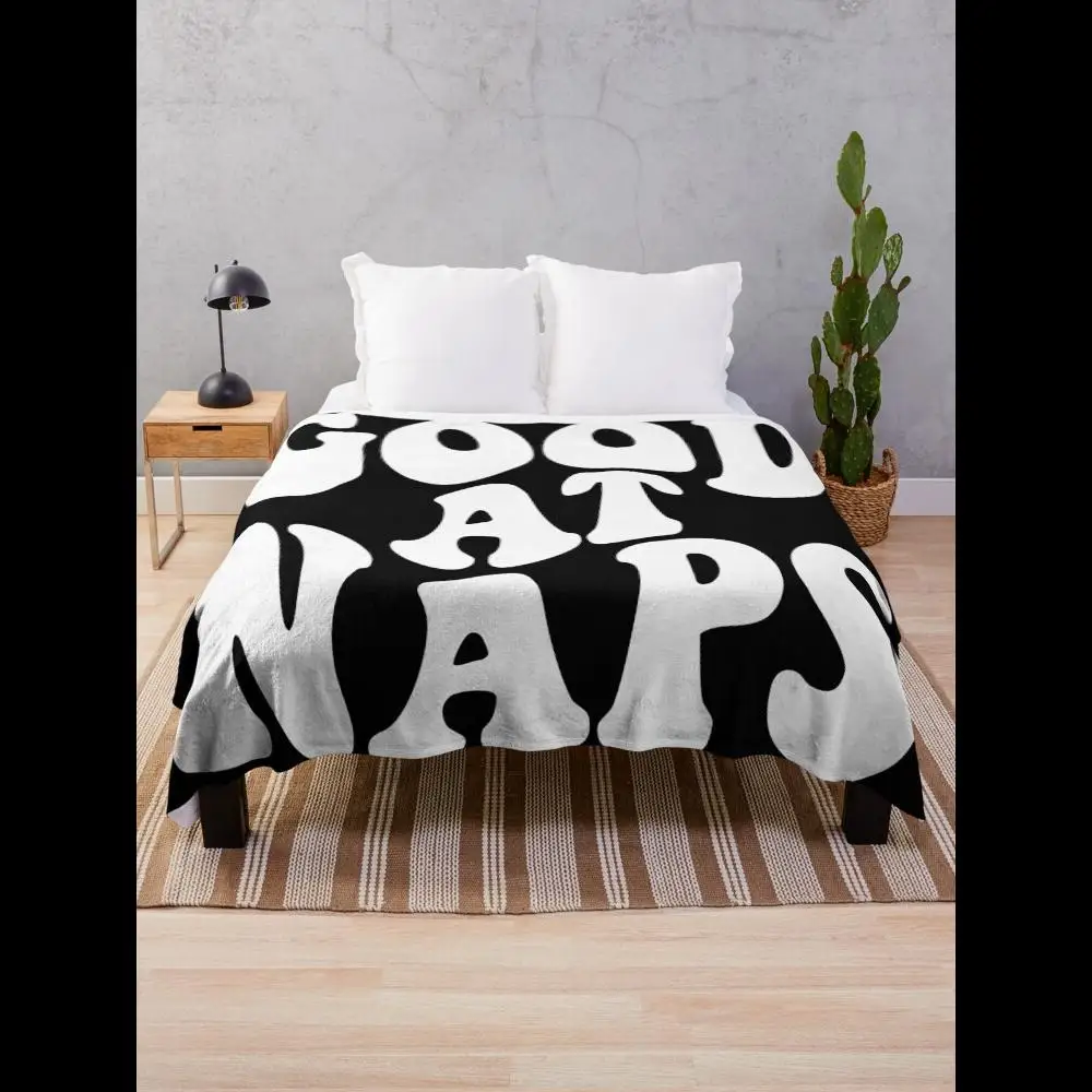 Good at Naps Throw Blanket Soft Cozy Plaid Design for Living Room Couch Bed Home Textile Throws for Adults and Kids
Good at Naps Throw Blanket Soft Cozy Plaid Design for Living Room Couch Bed Home Textile Throws for Adults and Kids