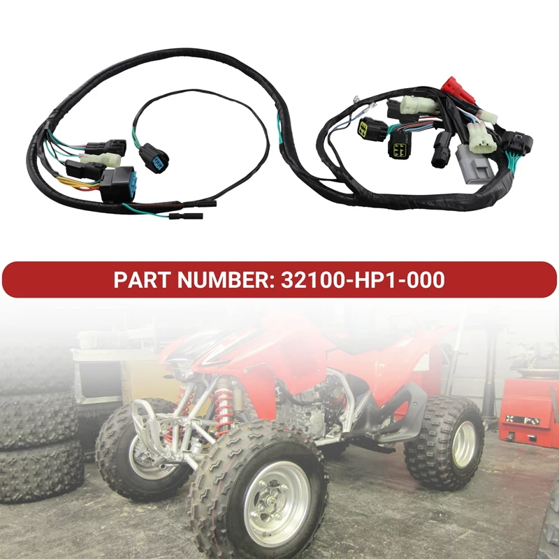 Main Electrical Harness For Honda TRX 450R TRX450R Sportrax 450 2X4 2004 2005 32100-HP1-000
Main Electrical Harness For Honda TRX 450R TRX450R Sportrax 450 2X4 2004 2005 32100-HP1-000
