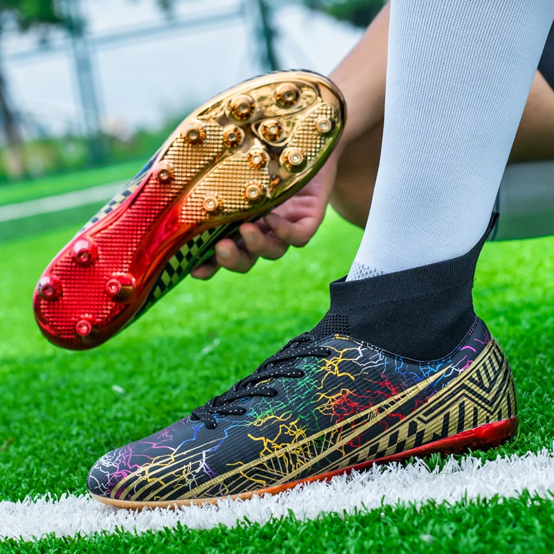 Quality Football Boots Cleats Wholesale C.Ronaldo Durable Light Comfortable Soccer Shoes Outdoor Genuine Futsal Studded Sneakers
Quality Football Boots Cleats Wholesale C.Ronaldo Durable Light Comfortable Soccer Shoes Outdoor Genuine Futsal Studded Sneakers