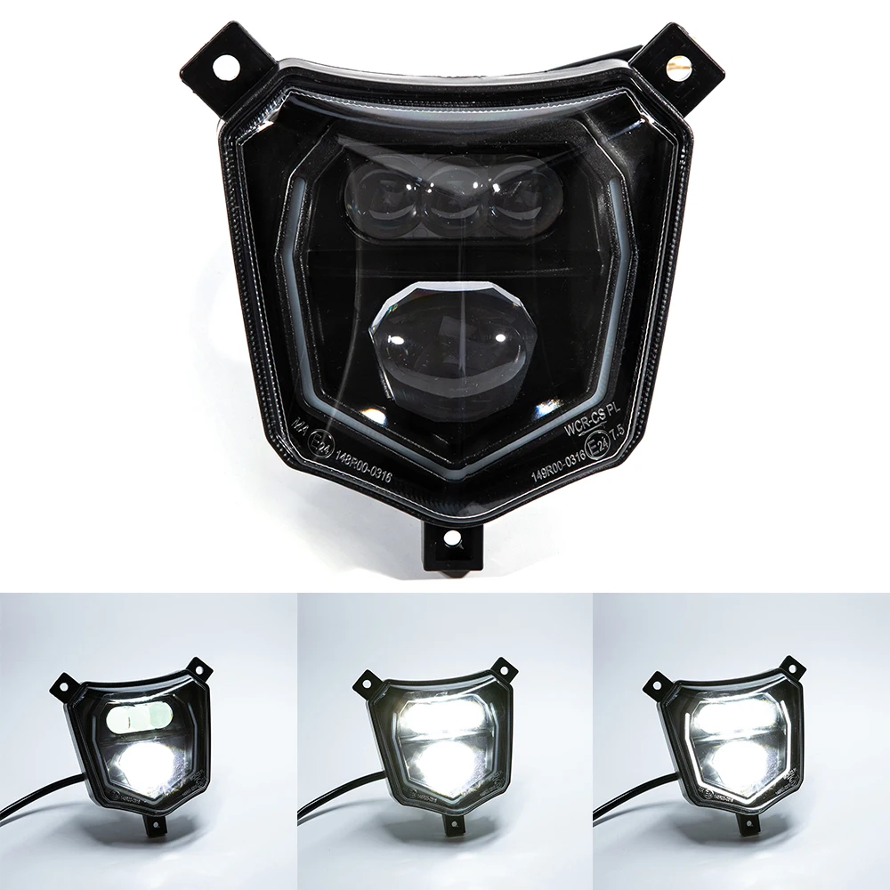 E24 Motorcycle Headlight LED Supermoto Dirt Bike HD Headlamp For Honda CRF 125 250 450L 450RL CR XR Motocross Modifications
E24 Motorcycle Headlight LED Supermoto Dirt Bike HD Headlamp For Honda CRF 125 250 450L 450RL CR XR Motocross Modifications