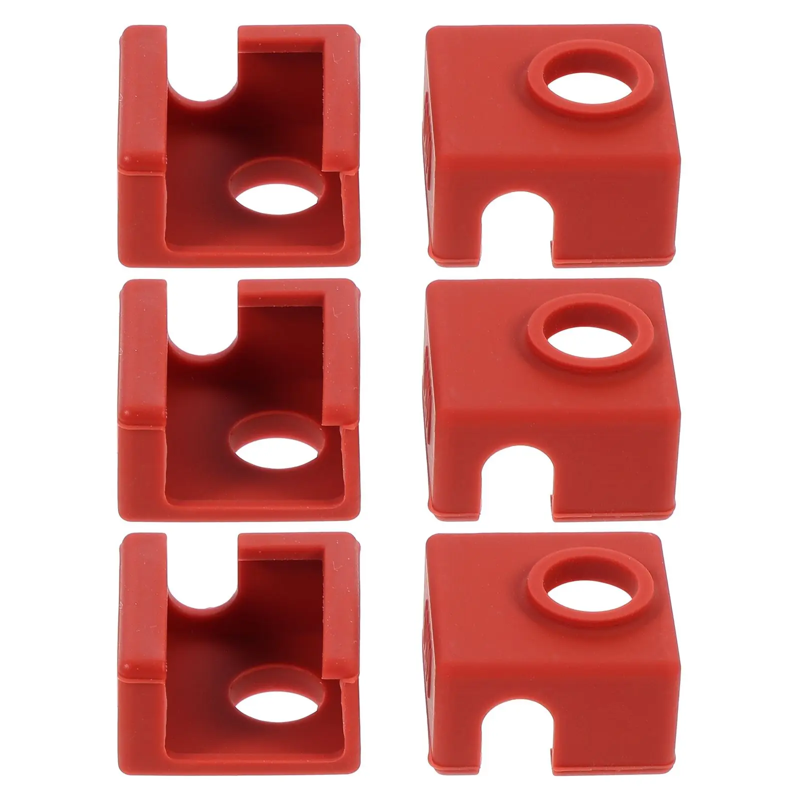 6 Pcs Heated Aluminum Block Silicone Covers for 3D Printer Extruder Hot End Part Socks Accessories Protect Sleeve
6 Pcs Heated Aluminum Block Silicone Covers for 3D Printer Extruder Hot End Part Socks Accessories Protect Sleeve