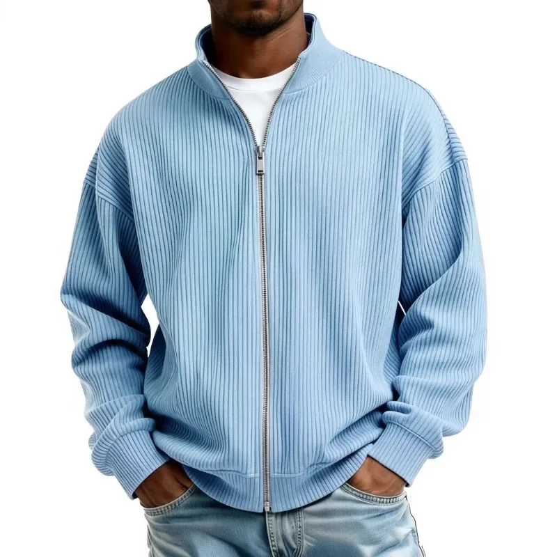 Mens Autumn Winter Full Zipper Semi Turtleneck Thick Knit Sweater Jacket Warm Casual Outwear
Mens Autumn Winter Full Zipper Semi Turtleneck Thick Knit Sweater Jacket Warm Casual Outwear