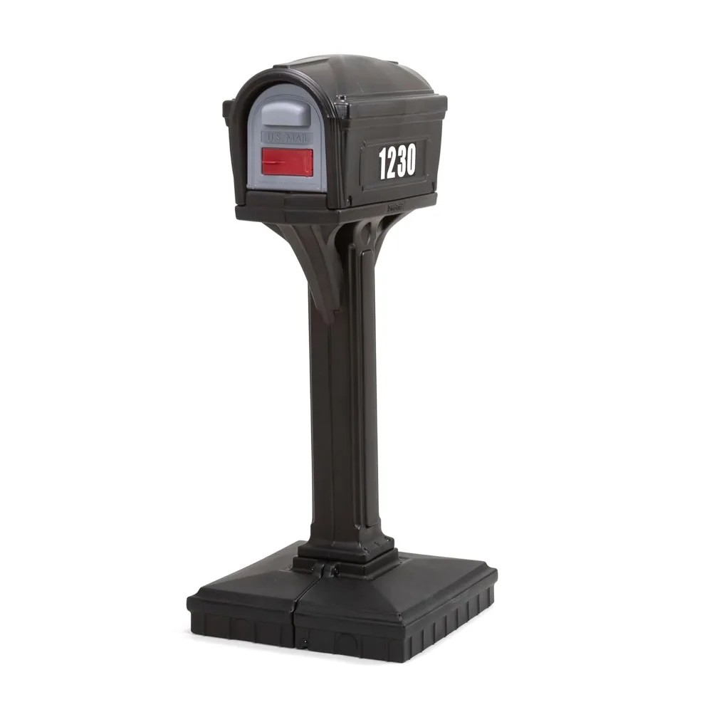 Weather-Resistant Locking Mailbox with Post, Easy-Install No-Dig Ground Stake, Black, Custom
Weather-Resistant Locking Mailbox with Post, Easy-Install No-Dig Ground Stake, Black, Custom