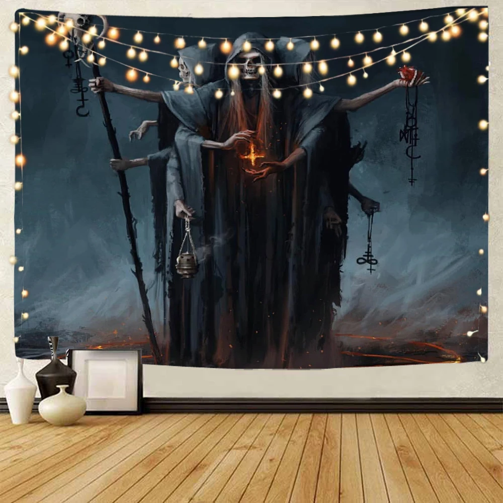 Horror Skull Background Decoration Tapestry Halloween Skull Death Decoration Tapestry Halloween Home Decoration Tapestry
Horror Skull Background Decoration Tapestry Halloween Skull Death Decoration Tapestry Halloween Home Decoration Tapestry