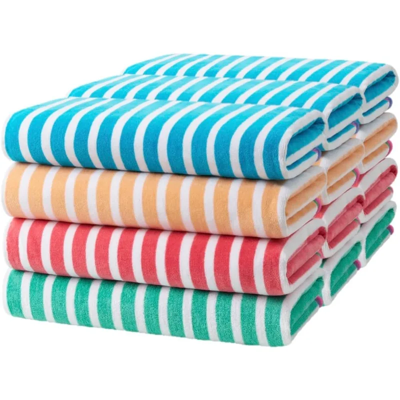 Kaufman Colorful Racing Striped Beach Pool Towel Extra Large Beach Towel Soft & Absorbent 100% Cotton Towels Assorted
Kaufman Colorful Racing Striped Beach Pool Towel Extra Large Beach Towel Soft & Absorbent 100% Cotton Towels Assorted