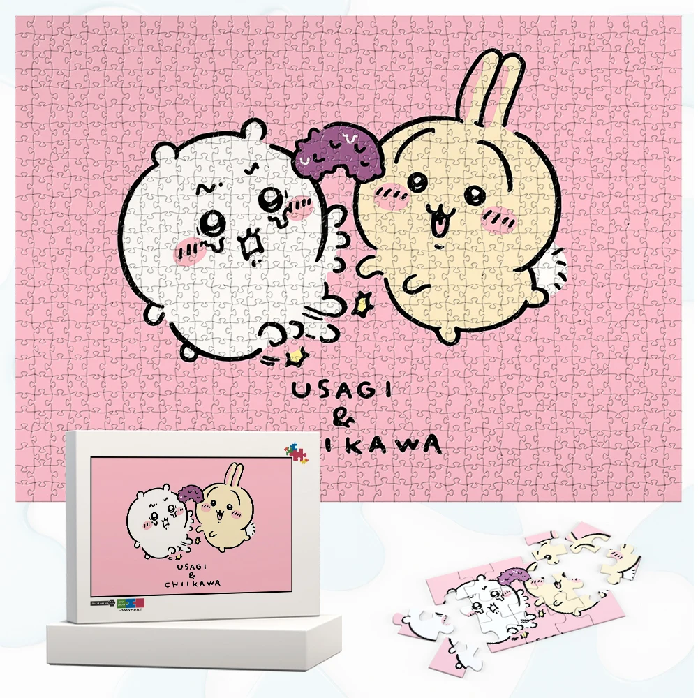 Chiikawa and Usagi Jigsaw Puzzles Sanrio Cartoon Series Toys for Children Restless 108/200/300/500/1000/1500 Pieces Large Jigsaw
Chiikawa and Usagi Jigsaw Puzzles Sanrio Cartoon Series Toys for Children Restless 108/200/300/500/1000/1500 Pieces Large Jigsaw