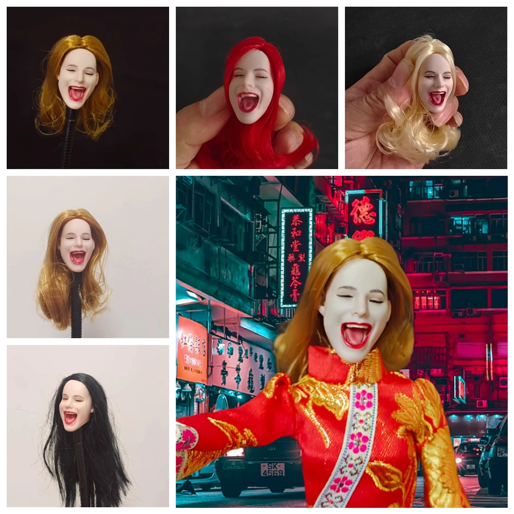 Скульптура головы в масштабе 1/6: открытая рот, закрытые глаза, милая мимика, красные волосы, для 12-дюймовых фигурок Phicen Tbleague.
Скульптура головы в масштабе 1/6: открытая рот, закрытые глаза, милая мимика, красные волосы, для 12-дюймовых фигурок Phicen Tbleague.