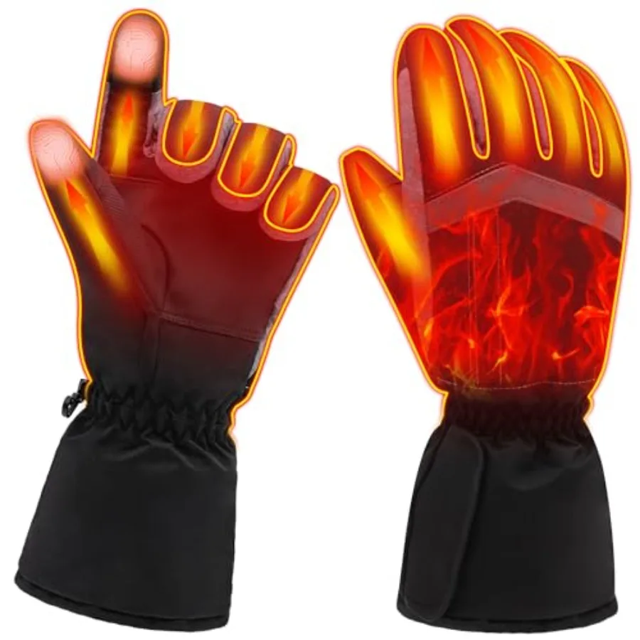 Heated Gloves 5V 5000mAh Rechargeable Electric Battery Heated Gloves for Men Women Touchscreen Waterproof Washable Winter Hand
Heated Gloves 5V 5000mAh Rechargeable Electric Battery Heated Gloves for Men Women Touchscreen Waterproof Washable Winter Hand