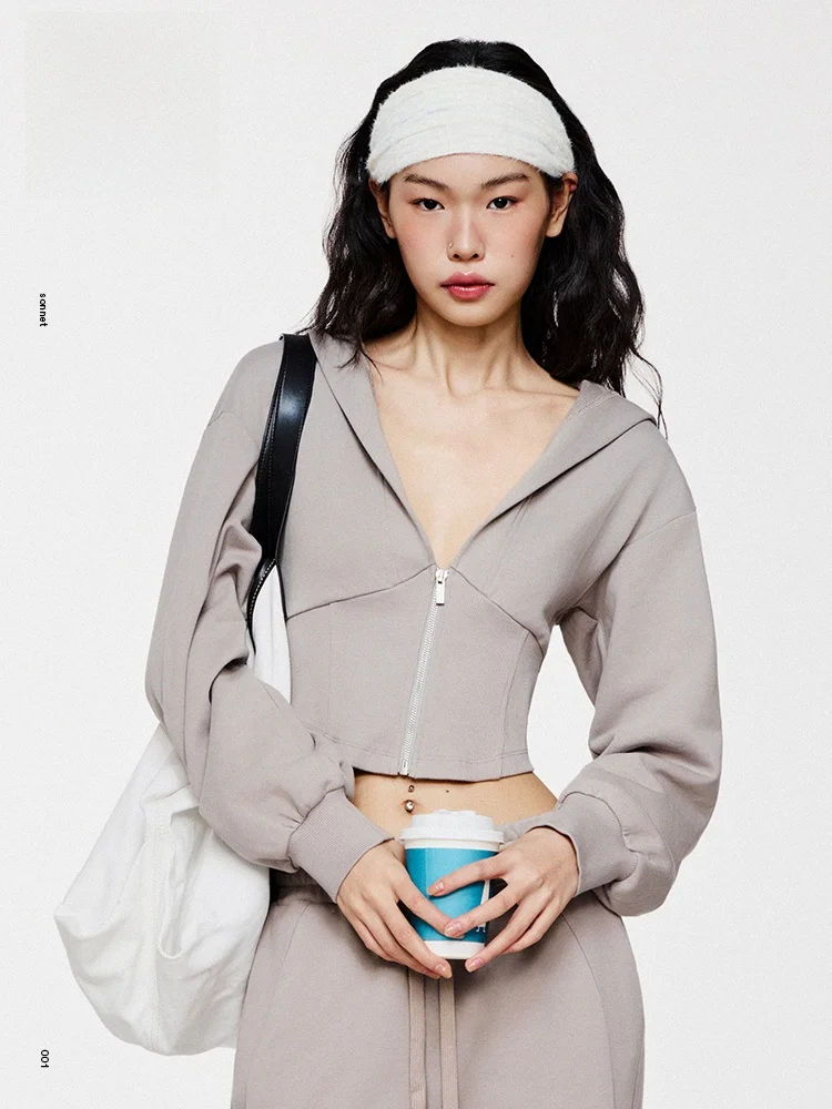 Asomesome American Sle Hot Girl ort Waist Sweater Women's New Casual Yoga Zipper Open Cardigan Outerwear Top
Asomesome American Sle Hot Girl ort Waist Sweater Women's New Casual Yoga Zipper Open Cardigan Outerwear Top