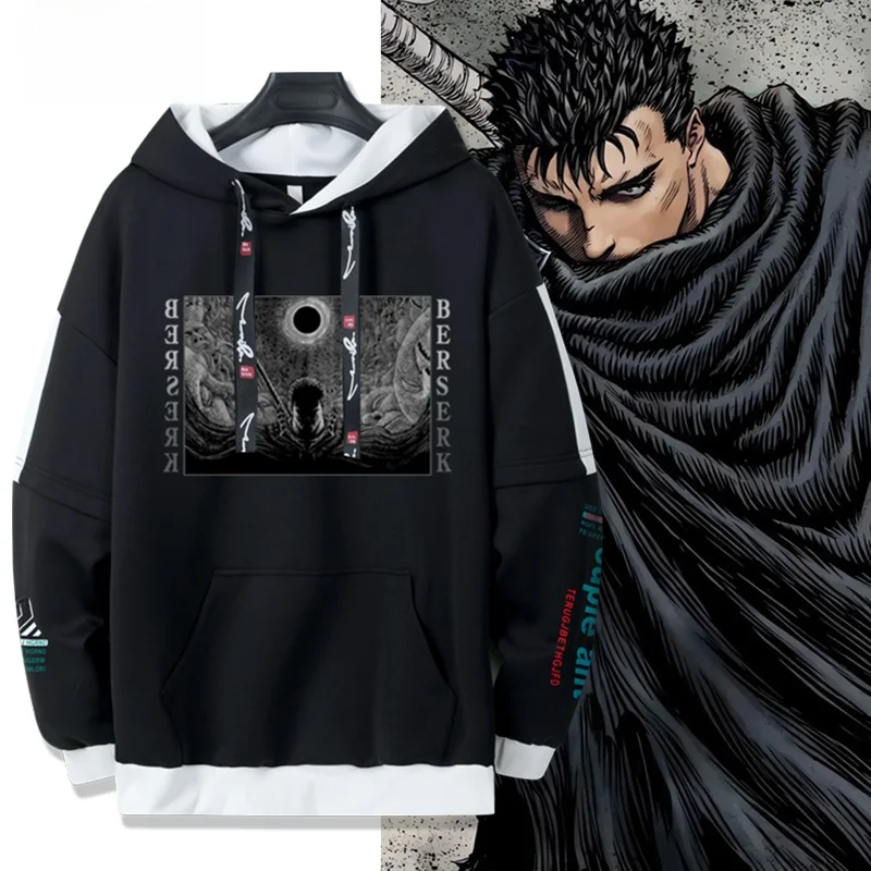 Толстовка с капюшоном в стиле аниме Berserk, унисекс, с длинными рукавами, удобная куртка из полиэстера, мужская, женская, детская одежда, модная уличная одежда
Толстовка с капюшоном в стиле аниме Berserk, унисекс, с длинными рукавами, удобная куртка из полиэстера, мужская, женская, детская одежда, модная уличная одежда
