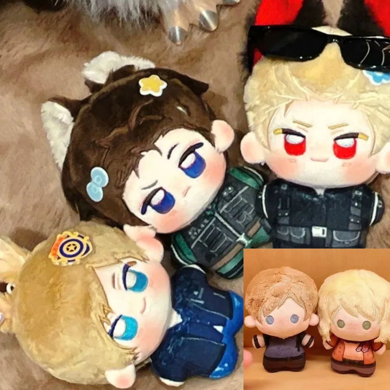 New 10cm Resident Evil Leon Scott Plush Pendnat Mini Kennedy Chris Redfield Albert Wesker Stuffed Doll Anime Toys Girl Gifts
New 10cm Resident Evil Leon Scott Plush Pendnat Mini Kennedy Chris Redfield Albert Wesker Stuffed Doll Anime Toys Girl Gifts