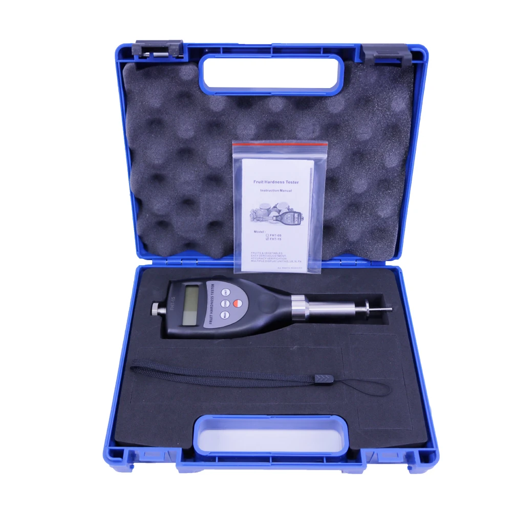 FHT-15 Fruit Hardness Tester Compact Penetrometer Hardness Meter Range 0.5~15.0kgf/cm2
FHT-15 Fruit Hardness Tester Compact Penetrometer Hardness Meter Range 0.5~15.0kgf/cm2