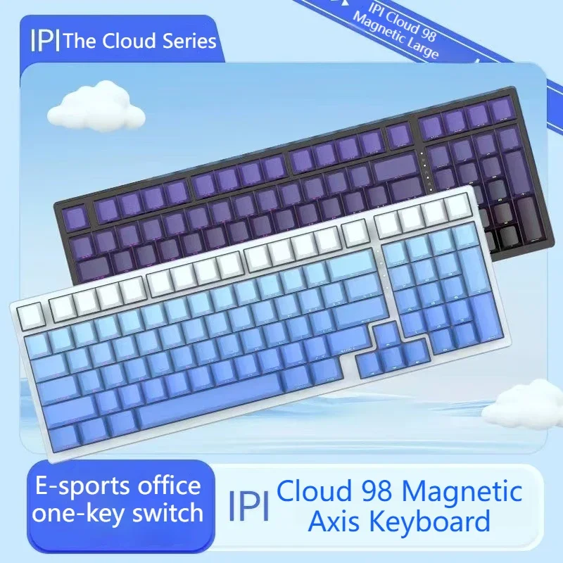 SUMREDA AC98 Gaming Magnetic Axis Keyboard Side Engraving 0.01mm Rt 0 Dead Zone Self-Developed Low Latency E-Sports Keyboard
SUMREDA AC98 Gaming Magnetic Axis Keyboard Side Engraving 0.01mm Rt 0 Dead Zone Self-Developed Low Latency E-Sports Keyboard