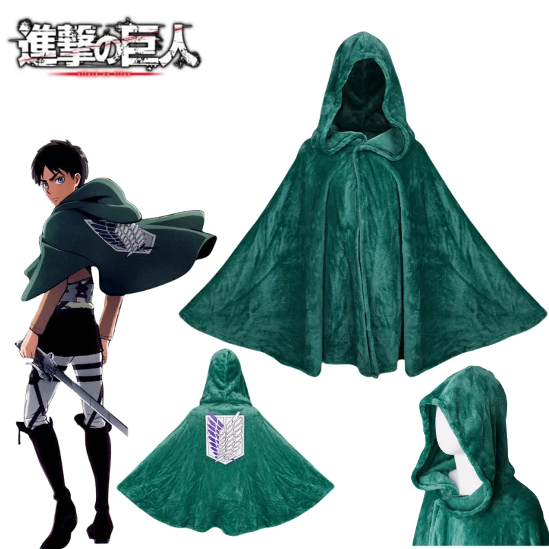 Attack on Titan Anime peripherals two-dimensional Halloween capes creative personalities velvet warm capes cosplay props, gifts
Attack on Titan Anime peripherals two-dimensional Halloween capes creative personalities velvet warm capes cosplay props, gifts