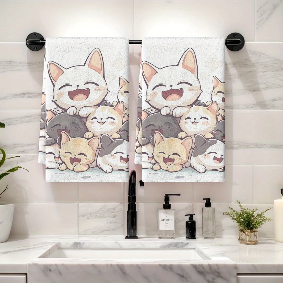 2 шт., подарочные кухонные полотенца, полотенце для мытья посуды, очаровательная кошачья ворса, счастливый стиль, салфетки для мытья в машине, современные тканевые салфетки для чистки
2 шт., подарочные кухонные полотенца, полотенце для мытья посуды, очаровательная кошачья ворса, счастливый стиль, салфетки для мытья в машине, современные тканевые салфетки для чистки