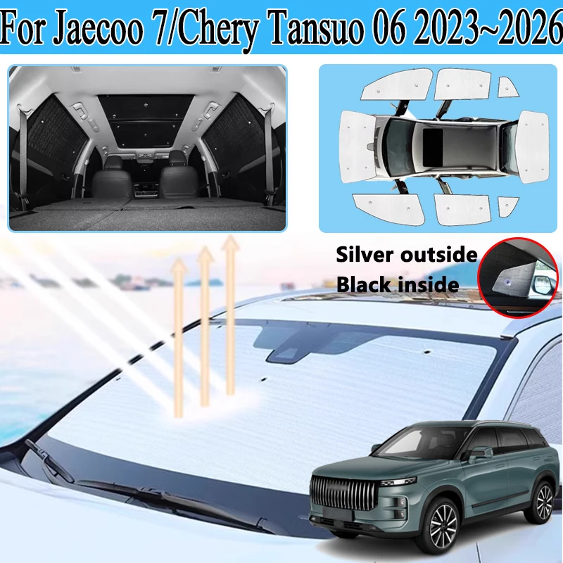 Full Coverage Sunshade For Jaecoo J7 Chery Tansuo 06 Fulwin T6 2023 2024 2025 2026 Anti-UV Privacy Blocks Car Covers Accessories
Full Coverage Sunshade For Jaecoo J7 Chery Tansuo 06 Fulwin T6 2023 2024 2025 2026 Anti-UV Privacy Blocks Car Covers Accessories