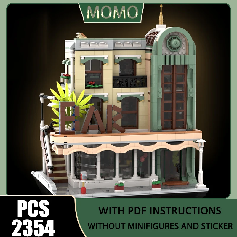 City Street View Model Moc Building Blocks Downtown Bar Model Technology Brick Assembly Construction Christmas DIY Toys Gift
City Street View Model Moc Building Blocks Downtown Bar Model Technology Brick Assembly Construction Christmas DIY Toys Gift