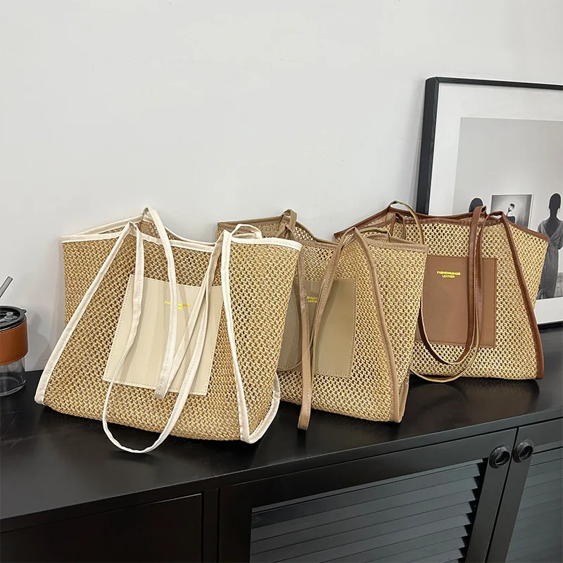 Weave a large-capacity fashionable Korean-style handbag in 2025, a versatile ins casual and stylish single-shoulder tote bag
Weave a large-capacity fashionable Korean-style handbag in 2025, a versatile ins casual and stylish single-shoulder tote bag