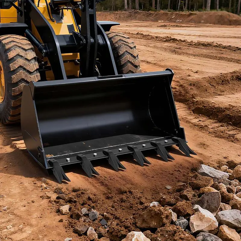 Bucket Tooth Bar,45.2 in Heavy Duty 6 Teeth Tractor Bucket Bar for Tractor Loader Skidsteer, 4560 lbs Load Capacity, Bolt On Teeth Bars for Buckets Protection Efficient & Soil Excavation
Bucket Tooth Bar,45.2 in Heavy Duty 6 Teeth Tractor Bucket Bar for Tractor Loader Skidsteer, 4560 lbs Load Capacity, Bolt On Teeth Bars for Buckets Protection Efficient & Soil Excavation