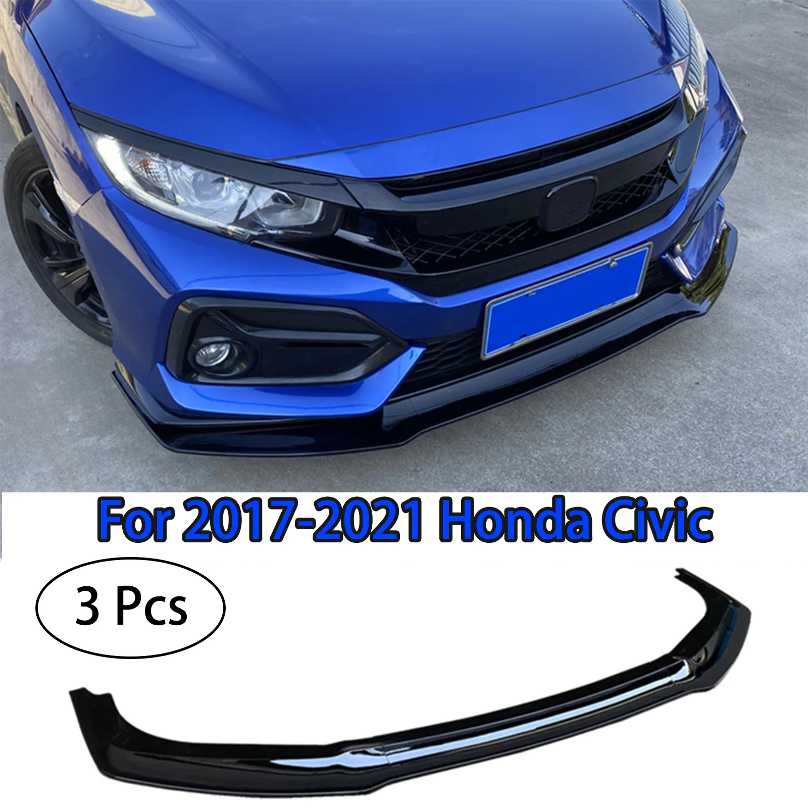 For 2017-2021 Honda Civic SI 2/4 Door Models And 2017-2021 All Hatchback Models 3Pcs Front Bumper Lip Splitter Diffuser
For 2017-2021 Honda Civic SI 2/4 Door Models And 2017-2021 All Hatchback Models 3Pcs Front Bumper Lip Splitter Diffuser
