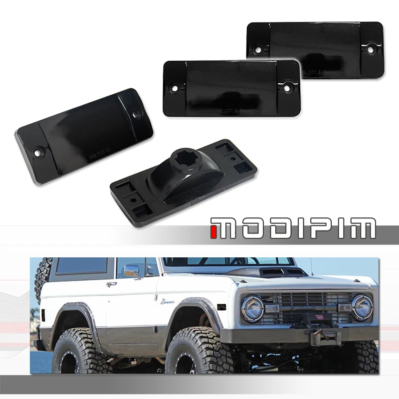 Car Front & Rear Fender Side Marker Light Housings Kit For 1970-1977 Ford Bronco & For 1969-1972 Ford F-SERIES, No Bulb / Socket
Car Front & Rear Fender Side Marker Light Housings Kit For 1970-1977 Ford Bronco & For 1969-1972 Ford F-SERIES, No Bulb / Socket