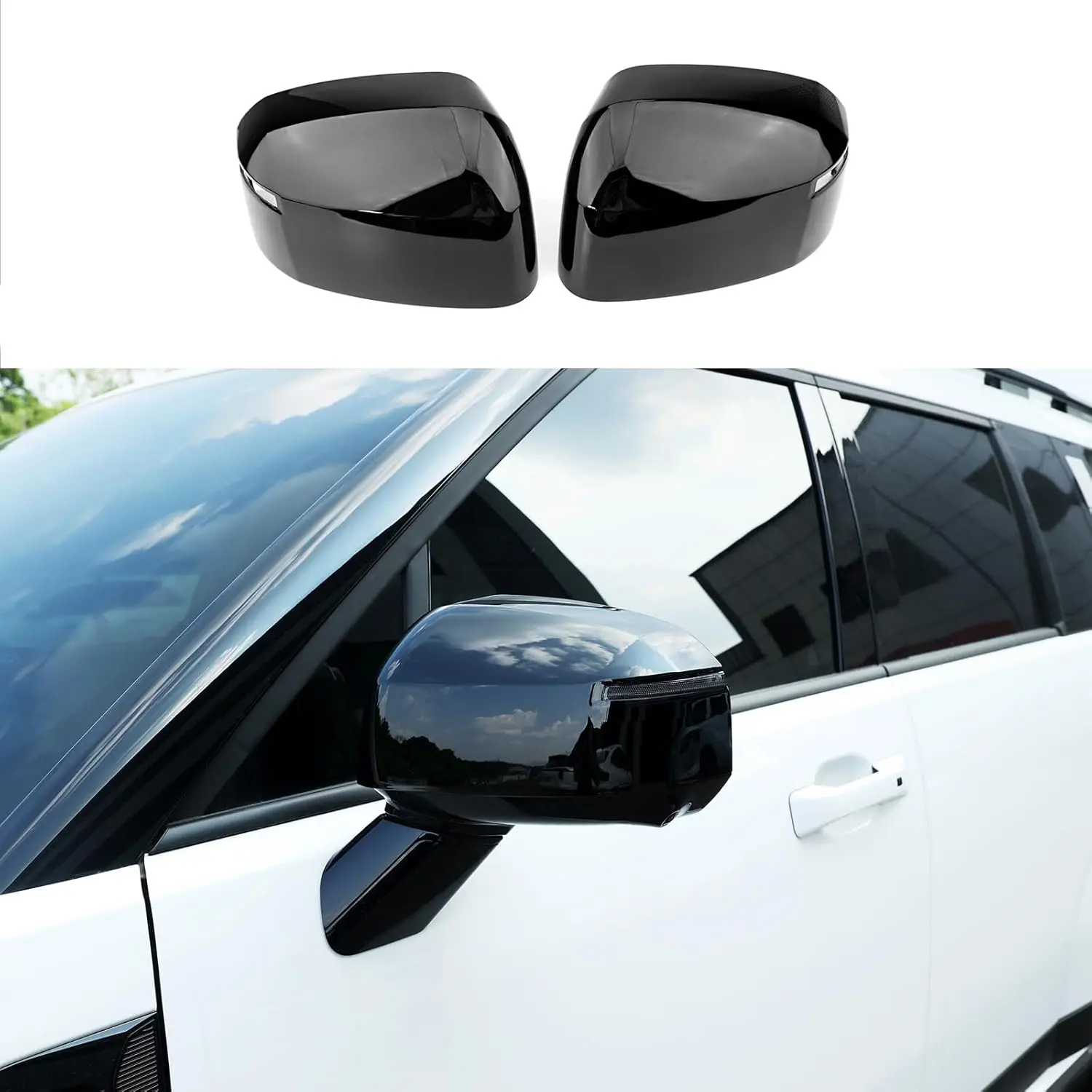 2PCS Side Rear View Mirror Covers Exterior Mirror Caps Compatible with Hyundai Santa Fe 2024-2026 Glossy Black Car Accessories
2PCS Side Rear View Mirror Covers Exterior Mirror Caps Compatible with Hyundai Santa Fe 2024-2026 Glossy Black Car Accessories