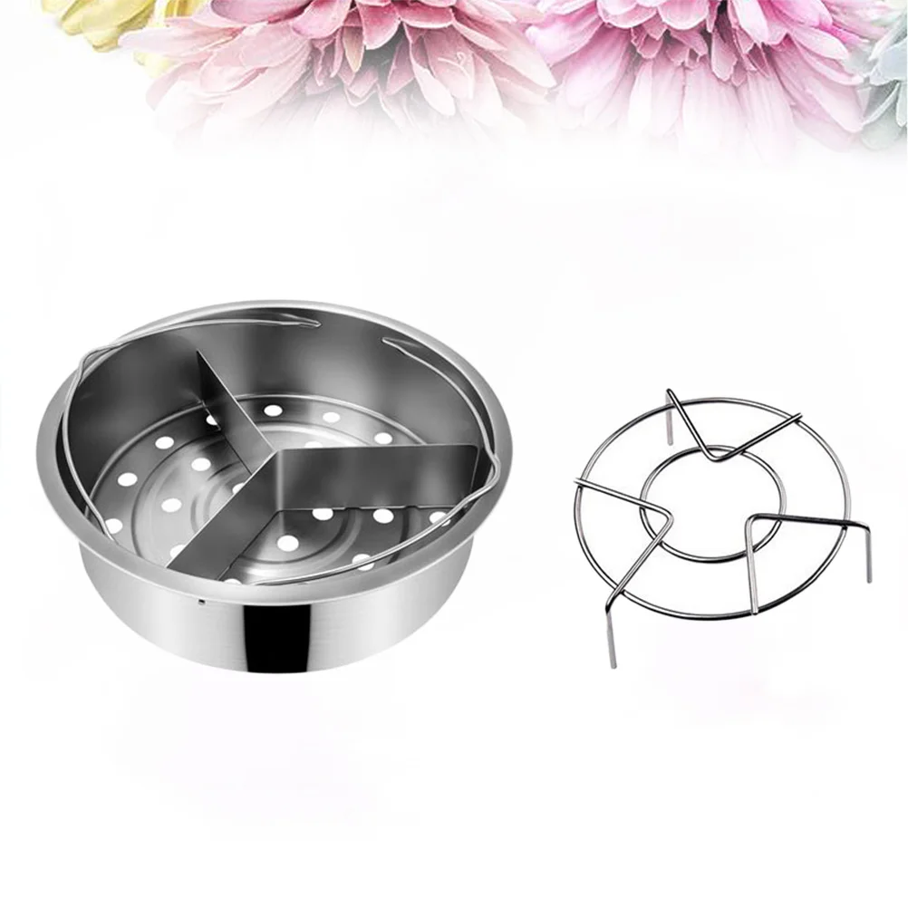 Stainless Steel Steamer Basket For Pressure Cooker Dishwasher Safe Removable Divider Steam Basket Kitchen Accessories
Stainless Steel Steamer Basket For Pressure Cooker Dishwasher Safe Removable Divider Steam Basket Kitchen Accessories