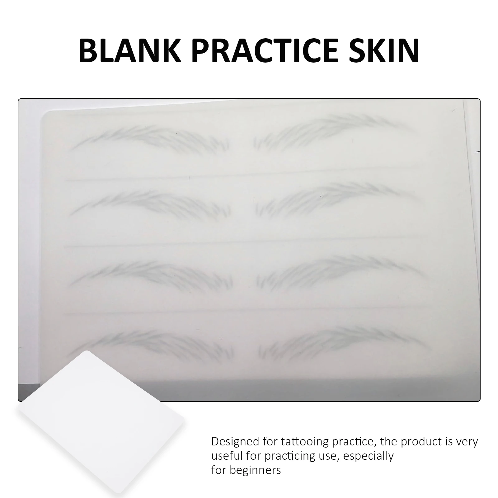 4 Pcs Tattoo Practice Skin Fake Practical Tattoos Blade Embroidered Salon Supply Silica Gel Beauty Supplies Simulated
4 Pcs Tattoo Practice Skin Fake Practical Tattoos Blade Embroidered Salon Supply Silica Gel Beauty Supplies Simulated