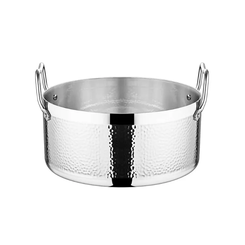 Food grade 304 stainless steel cooking pot hammer pattern soup pot commercial silver hot pot large capacity induction cooker
Food grade 304 stainless steel cooking pot hammer pattern soup pot commercial silver hot pot large capacity induction cooker