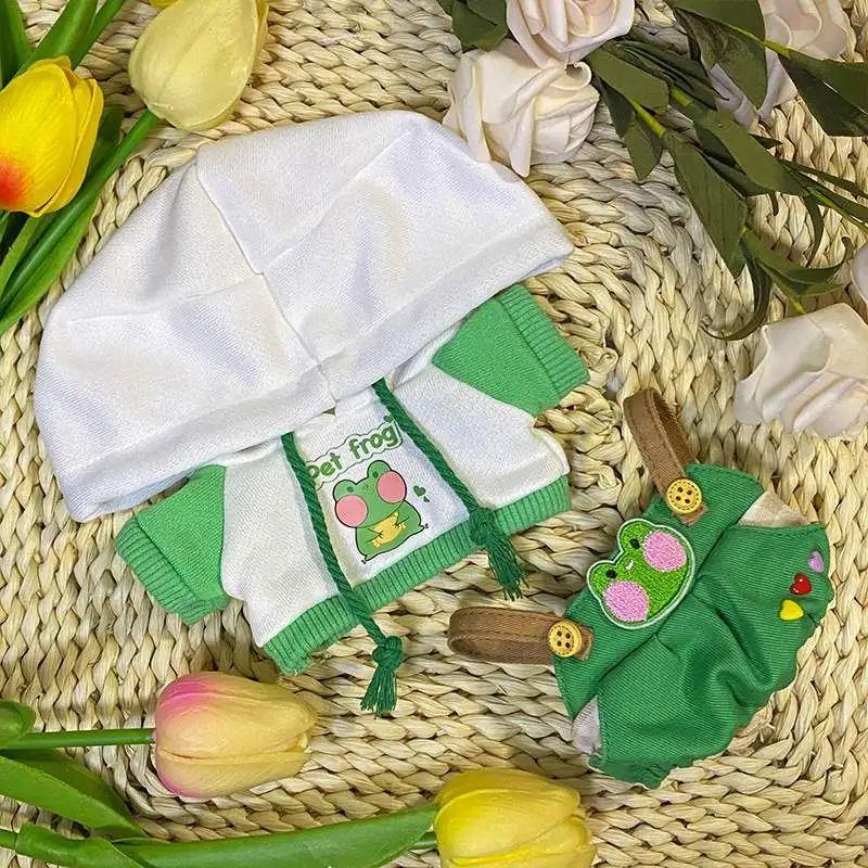 Одежда для кукол 20 см: хлопковый костюм-комбинезон с капюшоном-лягушкой для кукол-айдолов, аксессуары для коллекционных игрушек Super Star, подарок
Одежда для кукол 20 см: хлопковый костюм-комбинезон с капюшоном-лягушкой для кукол-айдолов, аксессуары для коллекционных игрушек Super Star, подарок