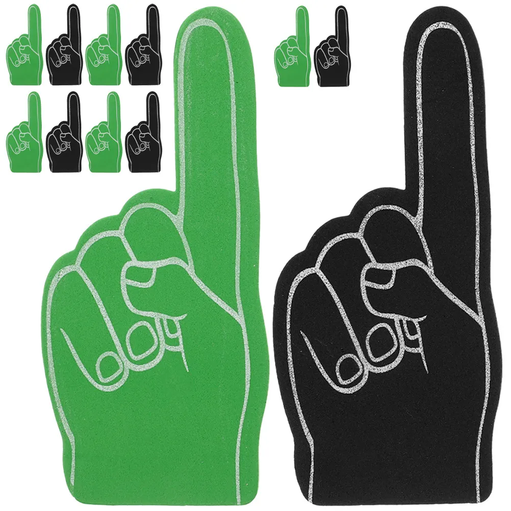 12Pcs Foam Finger Cheer Props Soft Comfortable Sports Noise Makers Party Celebration Accessories Foam Hand
12Pcs Foam Finger Cheer Props Soft Comfortable Sports Noise Makers Party Celebration Accessories Foam Hand