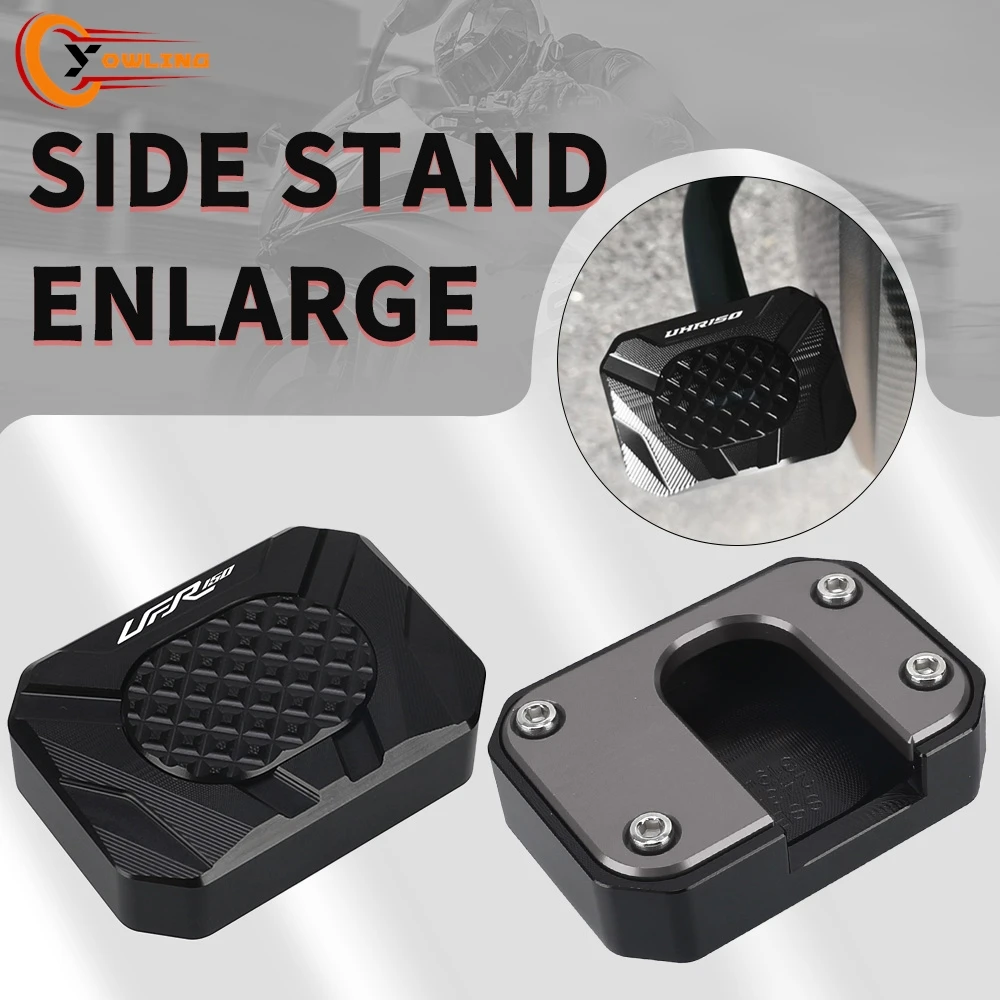 For HAOJUE UFR150 UHR 150 UF R150 Motorcycle CNC Foot Side Stand Extension Plate Kickstand Foot Enlarger Pad Support Accessories
For HAOJUE UFR150 UHR 150 UF R150 Motorcycle CNC Foot Side Stand Extension Plate Kickstand Foot Enlarger Pad Support Accessories
