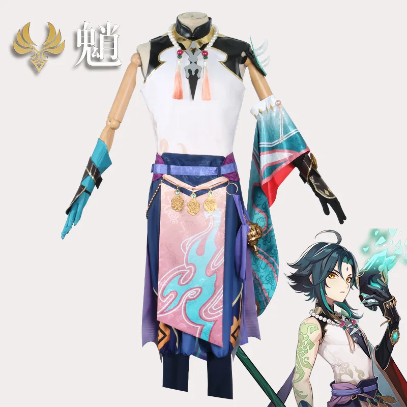 Anime Genshin Impact Xiao Cosplay Costume Carnival Halloween Party Performance Outfit Game Suit Uniform Drop Ship
Anime Genshin Impact Xiao Cosplay Costume Carnival Halloween Party Performance Outfit Game Suit Uniform Drop Ship