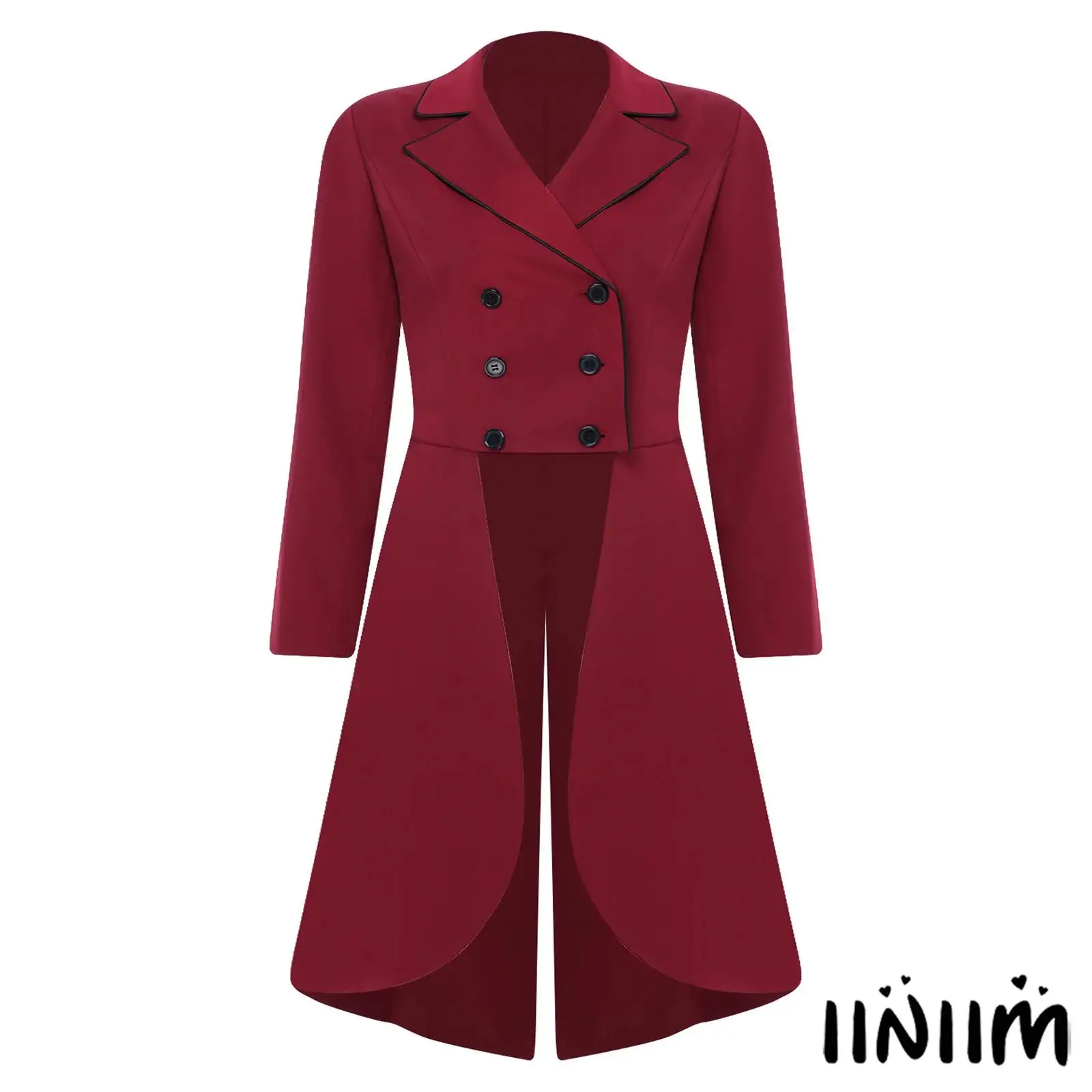 Elegant Womens Stage Show Tailcoat Notched Lapel Long Sleeve Double Breasted Equestrian Dressage Horse Riding Jacket Outerwear
Elegant Womens Stage Show Tailcoat Notched Lapel Long Sleeve Double Breasted Equestrian Dressage Horse Riding Jacket Outerwear