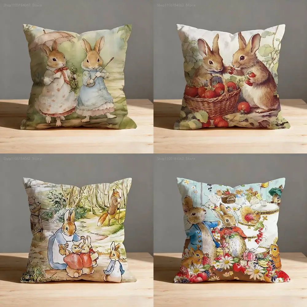 P-Peter Rabbit Throw Pillow Case For 55x55cm 30x30cm 50x50cm 45x45cm 40x40cm Square Chair Pillowcase Case
P-Peter Rabbit Throw Pillow Case For 55x55cm 30x30cm 50x50cm 45x45cm 40x40cm Square Chair Pillowcase Case