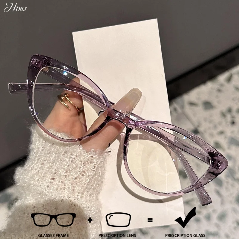 HTMS Anti Blue Light Prescription Glasses Retro Cat Eye Holder Hypoallergenic Material Women's Classic Accessories
HTMS Anti Blue Light Prescription Glasses Retro Cat Eye Holder Hypoallergenic Material Women's Classic Accessories